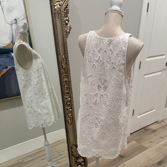 H&M White Lace Mini Dress - Picture 3 of 3